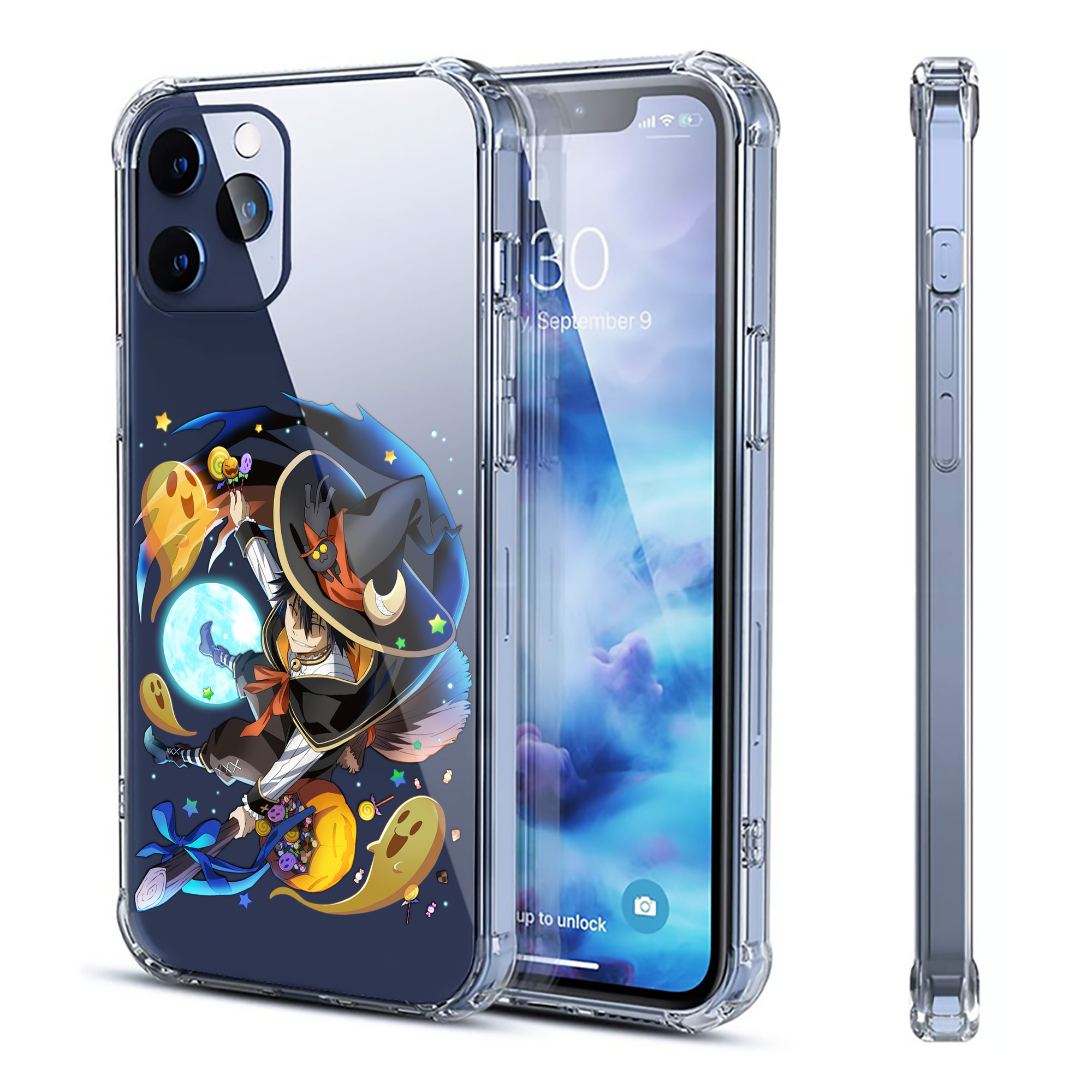（画像用） 文豪ストレイドッグス Bungo Stray Dogs 【iPhone 12シリーズ対応】透明スマホケース（クリアソフトケース）